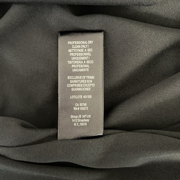 Halston Heritage Nordstrom Jewel Waist Crepe Gown in Black Women's Size 2 NWT! - Picture 4 of 8